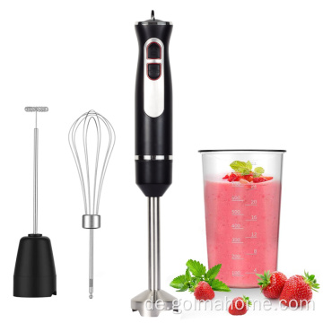 Mixer Glas Mini Electric Hand Stick Mixer Mixer Immersion mit Ei Schläger Whisk Hand Mixer Set